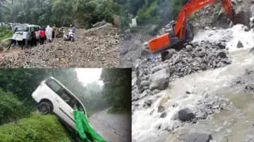 Uttarakhand weather News: बारिश का कहर, बदरीनाथ हाईवे बंद, मसूरी में मूसलाधार बारिश 