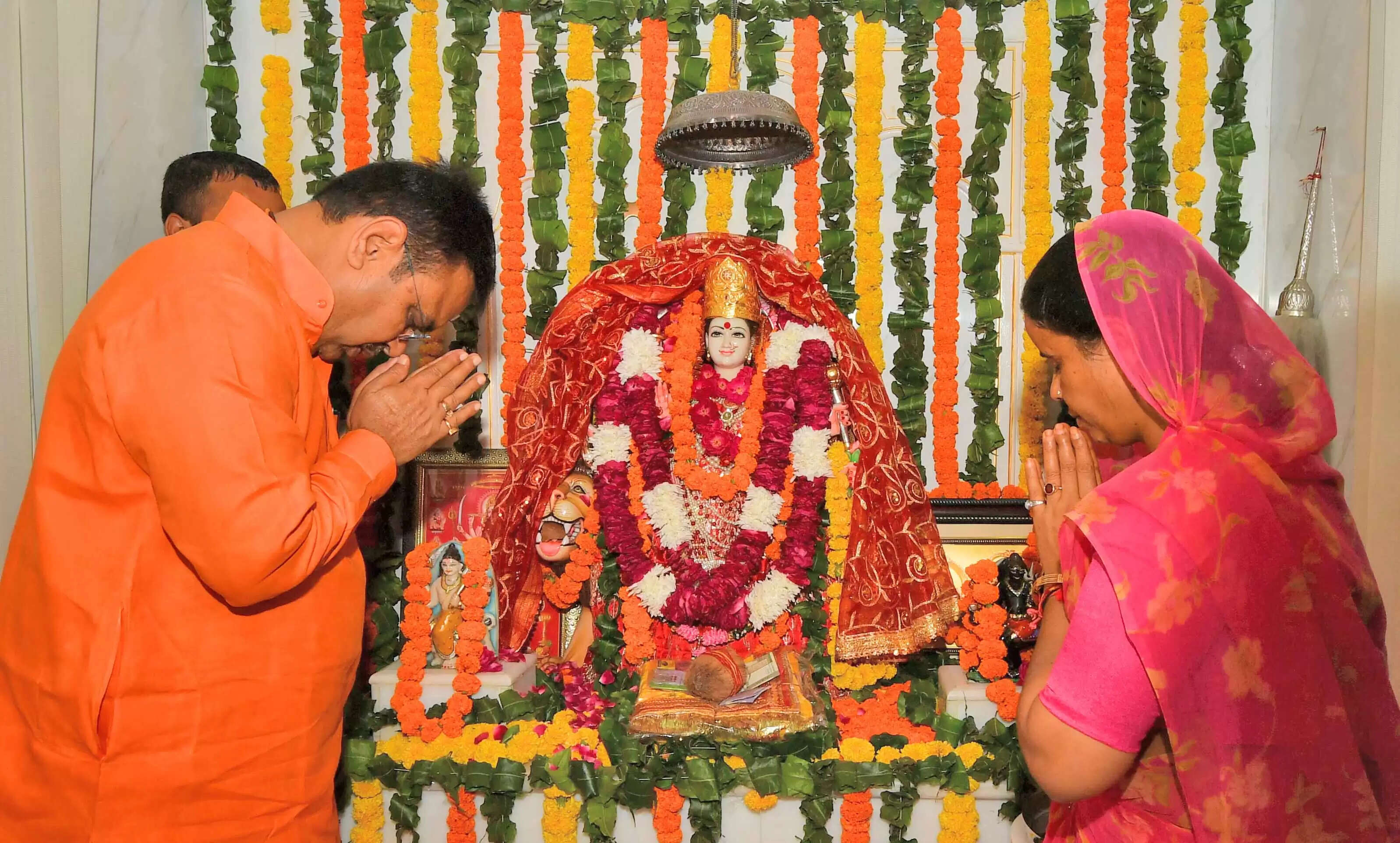 Rajasthan News:&nbsp;सीएम&nbsp;भजनलाल शर्मा ने नवरात्र स्थापना पर की पूजा-अर्चना,&nbsp;प्रदेश की खुशहाली की कामना की
