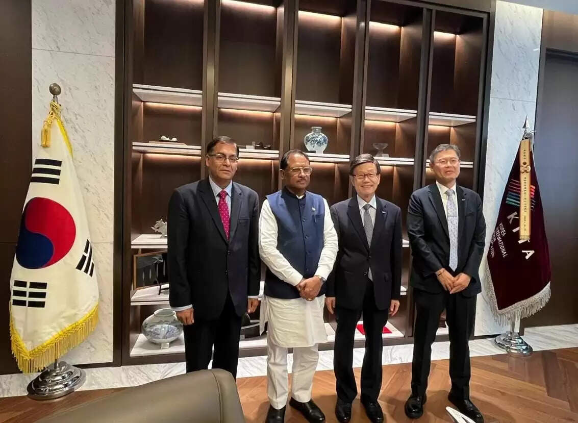 सीएम&nbsp;विष्णुदेव साय ने आज कोरिया इंटरनेशनल ट्रेड एसोसिएशन के चेयरमैन से की मुलाकात,&nbsp;विकास को नई दिशा देने पर हुई चर्चा