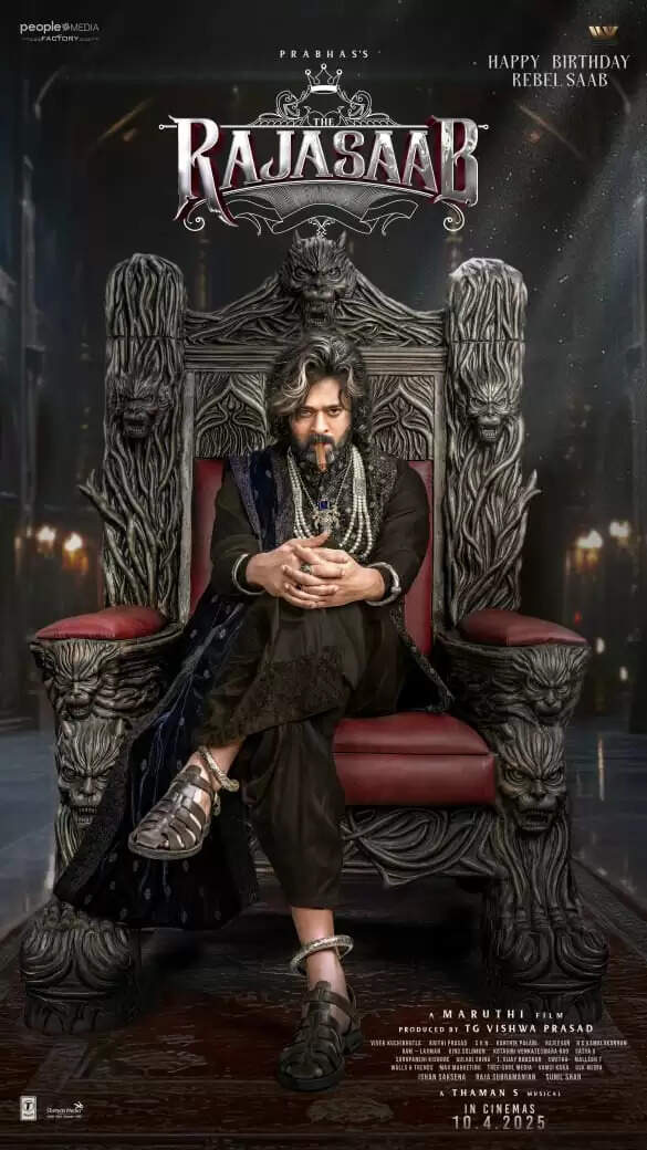 Prabhas Embraces the Throne: 'The Raja Saab' Motion Poster unveiled on Prabhas&rsquo; Birthday"