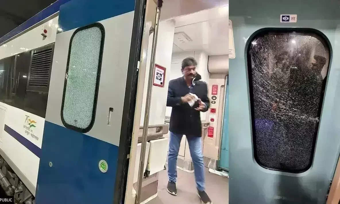 Vande Bharat Train: पश्चिम बंगाल में वंदे भारत ट्रेन पर पथराव, प्रधानमंत्री नरेन्द्र मोदी ने 3 दिन पहले दिखाई थी हरी झंडी