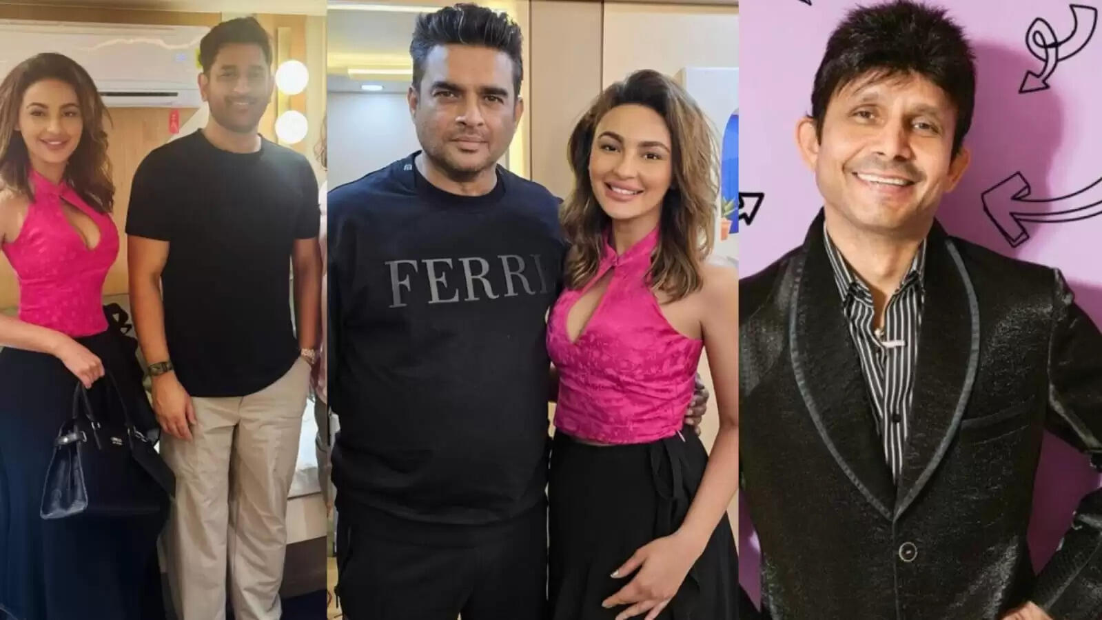 Actress Seerat Kapoor Shuts Down Kamal R Khan With A Befitting Reply Over His Comment On Her Picture With MS Dhoni & R Madhavan