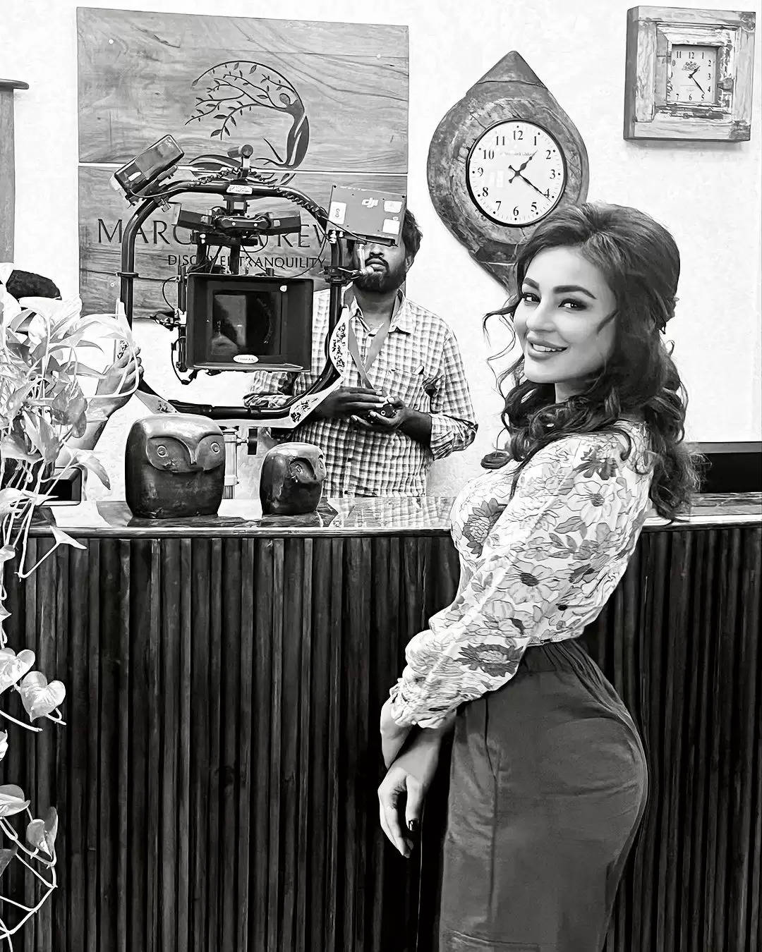 Seerat Kapoor Shoots The Last Peg Of Her Upcoming Untitled Physiological Thriller In A Spooky Location 