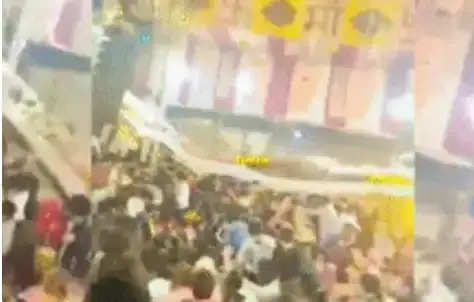 दिल्ली के कालकाजी मंदिर में अनुष्ठान के दौरान मंच गिरने से 1 महिला की मौत, 17 घायल