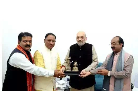 Chhattisgarh News: गृह मंत्री अमित शाह से सीएम विष्णु देव ने की मुलाकात