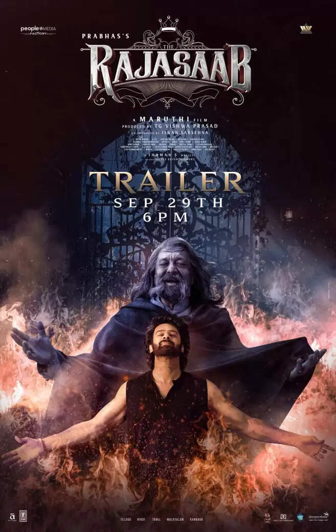 Rebel Star Prabhas&rsquo; The RajaSaab Trailer Drops on Sept 29 &mdash; Release Date to Be Revealed