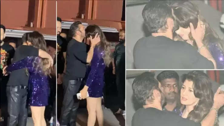 सलमान खान की बर्थडे पार्टी में पहुंची एक्स गर्लफ्रेंड, संगीता बिजलानी के माथे पर Kiss करते दिखे भाईजा,वीडियो वायरल