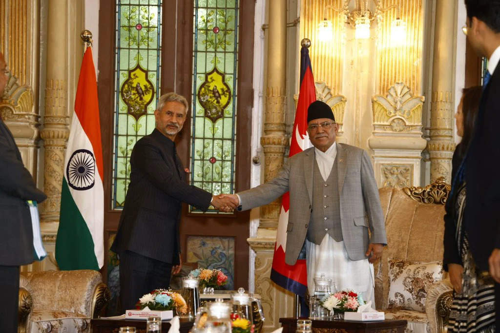 एस. जयशंकर ने की नेपाल के राष्ट्रपति रामचन्द्र पौडेल और प्रधानमंत्री से मुलाकात